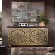 Nepravisht Sideboard - Carved Mango Wood - 4 Door - Extra Large - 180cm