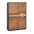 Niarada Highboard - Acacia Wood - 4 Door - Tall