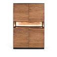 Niarada Highboard - Acacia Wood - 4 Door - Tall