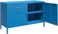 Nowata Cache Blue Locker Accent Sideboard - 2 Doors - 4012810COMNUK