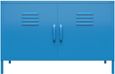 Nowata Cache Blue Locker Accent Sideboard - 2 Doors - 4012810COMNUK