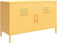 Nowata Cache Yellow Locker Accent Sideboard - 2 Doors - 4012814COMNUK
