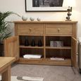 Torino Sideboard - 2 Door - Medium - 130cm - Oak