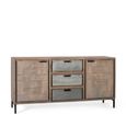 Olbia Sideboard - Acacia Wood - 2 Door - Large - 160cm