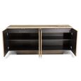 Opera Sideboard - Marble and Wood - 4 Door - Large - Variation Available