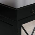 Oriental Sideboard - Black Painted - 3 Door - Medium