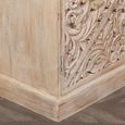 Ornate Mango Wood Carved Sideboard - 4 Door - Large - 190cm