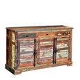 Ostenth Sideboard - Recycled Wood - 3 Door - Medium - 150cm