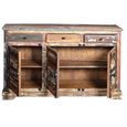 Ostenth Sideboard - Recycled Wood - 3 Door - Medium - 150cm