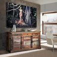Ostenth Sideboard - Recycled Wood - 3 Door - Medium - 150cm