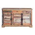 Ostenth Sideboard - Recycled Wood - 3 Door - Medium - 150cm