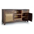 Pemberton Sideboard - Railway Wood - 2 Door - Extra Large - 180cm