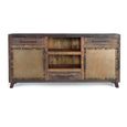 Pemberton Sideboard - Railway Wood - 2 Door - Extra Large - 180cm