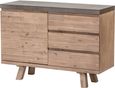 Pimlico Acacia Wood and Concrete Top Small Sideboard