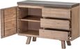 Pimlico Acacia Wood and Concrete Top Small Sideboard