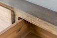 Pimlico Acacia Wood and Concrete Top Small Sideboard