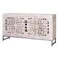 Quintana Sideboard - Washed Carved - Mango Wood - 2 Door - Medium - 150cm