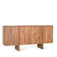 Ragusa Sideboard - Natural Acacia Wood - 4 Door - Large - 170cm