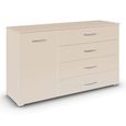 Rauch Aditio 1 Door Medium Sideboard - 120cm - Champagne