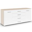 Aditio Large Sideboard - 160cm - 2 Door - Champagne & Alpine White