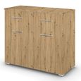 Rauch Aditio 2 Door Small Sideboard - 80cm - Artisan Oak