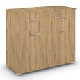 Rauch Aditio 2 Door Small Sideboard - 80cm - Artisan Oak