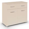 Rauch Aditio 2 Door Small Sideboard - 80cm - Champagne