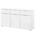 Rauch Alabama 3 Door Medium Sideboard - 120cm - Alpine White