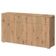 Rauch Alabama 3 Door Medium Sideboard - 120cm - Artisan Oak