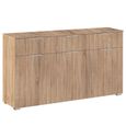 Rauch Alabama 3 Door Medium Sideboard - 120cm - Sonoma Oak