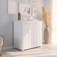 Rauch Evelyn 2 Door Small Sideboard - 80cm - Alpine White