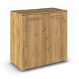Rauch Evelyn 2 Door Small Sideboard - 80cm - Wild Oak