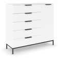 Flipp Small Sideboard - 120cm - 1 Door - Metal Base - Alpine White