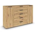 Flipp Sideboard - 180cm - 2 Door - Adjustable Height - Artisan Oak