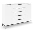 Flipp Sideboard - 160cm - 2 Door - Metal Base - Alpine White