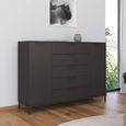 Flipp Sideboard - 180cm - 2 Door - Metal Base - Graphite