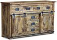 Renwal Works Industrial Style Wooden 150cm Medium Sideboard