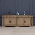 Rustic Wood Sideboard - 4 Door - Extra Large