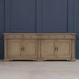 Rustic Wood Sideboard - 4 Door - Extra Large