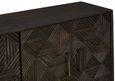 Saira Sideboard - Carved - 4 Door - Medium - Mango Wood