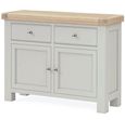 Salcombe Sideboard - 2 Door Small - 110cm - Grey Oak