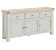 Salcombe Sideboard - 3 Door Large - 166cm - Grey Oak