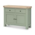 Salcombe Sideboard - 2 Door Small - 110cm - Sage Oak