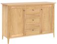 Selene Oak 120cm Small 2 Door Sideboard
