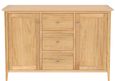 Selene Oak 120cm Small 2 Door Sideboard