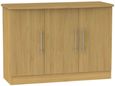 Sherwood Oak Effect Small Sideboard - 3 Doors