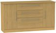 Sherwood Oak Effect Wide Sideboard -  2 Doors