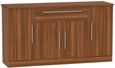 Sherwood Walnut Effect Wide Sideboard - 4 Doors