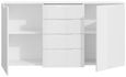 Sienna White Gloss 2 Door Large Sideboard