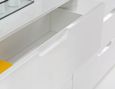 Sienna White Gloss 2 Door Large Sideboard